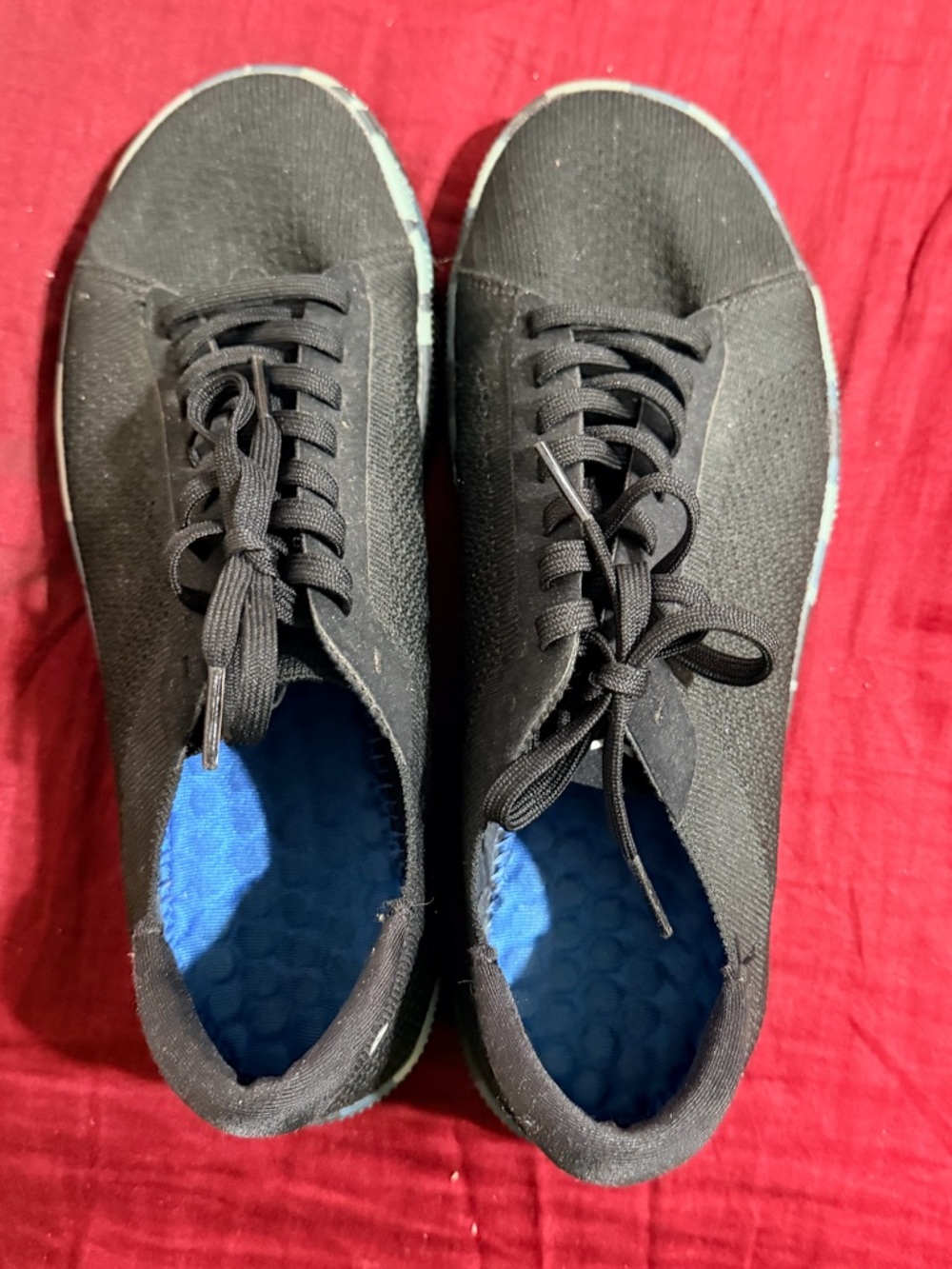 Flex woman Black Casual Lace-Up Sneakers